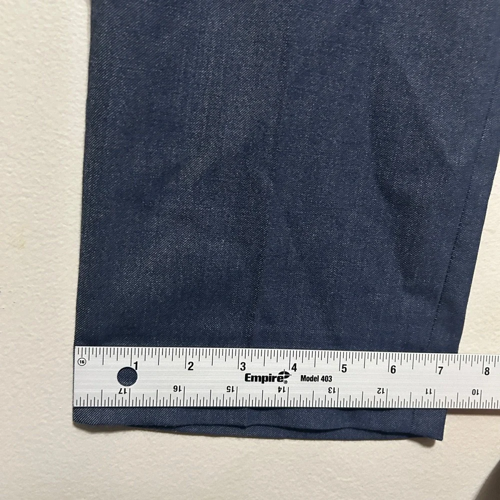 Banana Republic Trousers 38x29 Navy Blue Work Casual Tailored Performance Pants